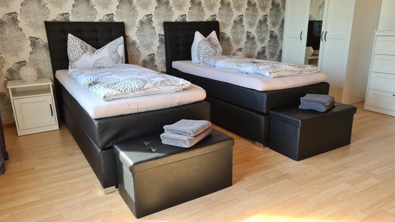 Moderne Ferienwohnung Mit Eigenem Garten Und Traumhaften Blick Wilhelmsthal المظهر الخارجي الصورة