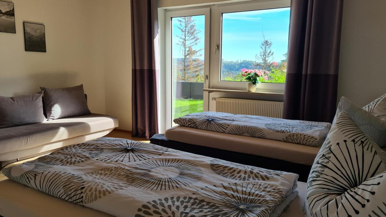 Moderne Ferienwohnung Mit Eigenem Garten Und Traumhaften Blick Wilhelmsthal المظهر الخارجي الصورة